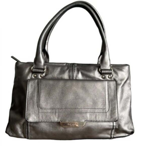 Silver Kate Spade Handbag - Picture 1 of 13